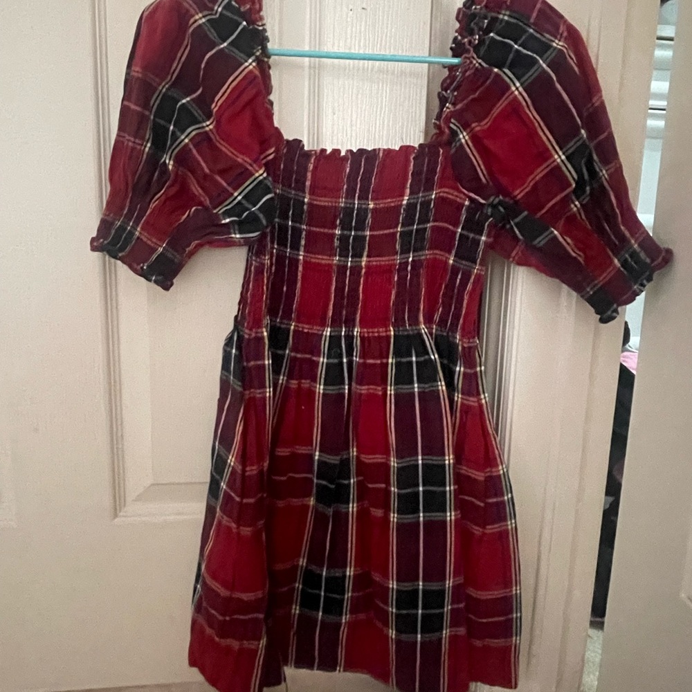 SOLD OUT Hill House NAIA nap dress. Beautiful plaid print. Size XS